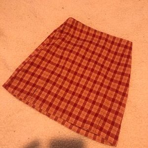 brandy melville plaid skirt